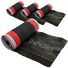 DAPRONA Nastro per colmo Alu Super Vent 4 rotoli 390 mm x 5 m nero (RAL 9005) Colmo in rotoli per una copertura ottimale del colmo, adesivo super butilico