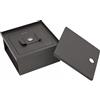 ARREGUI Terra 22804W-S1 Cassaforte Invisible a Pavimento | Mini Cassaforte Nascosta a Scomparsa | Nascondiglio Segreto per Soldi e Oggetti di Valore | Cassetta di Sicurezza | 10x20x20cm| 2,3L| nero