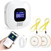 VOCA Smart WiFi Wireless SOS Pager, Pulsante di chiamata - Pulsante di panico e allarme di emergenza per anziani, pazienti e disabili | WiFi 2.4G | Include ricevitore, pulsante di chiamata
