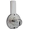 Securital Serratura cassetto Kyr da applicare KYR4C con catenaccio C2L80 mm - Nichel, 2
