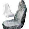 Waigg Kii Coprisedili Auto Usa e Getta, 20/50/100 Pezzi Protezioni per Sedie in Plastica Trasparenti Antipolvere Coprisedili Impermeabili per Meccanici (50 Pezzi)