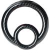 SHIFENG Copertura decorativa per interni auto Smart 453 Fortwo Forfour 2015-2020, in plastica ABS, accessorio in fibra di carbonio (1 telaio per contagiri)