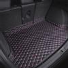 GXDFC Auto Pelle Tappetini Bagagliaio per Skoda Octavia 2014-2022 2023 2024 2025, Vasca Baule Tappeto Fodera Bagagli Tappetino Antiscivolo Accessori,Black+Purple Plus