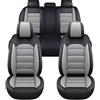 FIENZA Coprisedili per Auto per Kia Sportage 2020-2025, Antiscivolo Auto Set Completo di Coprisedili Traspirante 5 Posti Sedere Protezioni Sedili, Impermeabile Pelle Sedere Protezion(Gray)