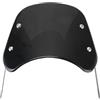GFBBRDC Parabrezza Per Moto, Deflettore Antivento Adatto Per Suzuki Bandit, Adatto Per Honda Hornet 600, Adatto Per Kawasaki CUPOLINO VISIERA Regolabile Spoiler(Black)