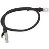 Lanberg Cavo di rete Patch Lanberg UTP Cat.5E 0.5m Nero [PCU5-10CC-0050-BK]