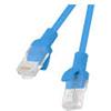 Lanberg Cavo di rete Patch Lanberg UTP Cat.6 0.25m Blu [PCU6-10CC-0025-B]