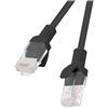 Lanberg Cavo di rete Patch Lanberg RJ45 UTP 2m Nero [PCU5-10CC-0200-BK]