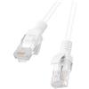 Lanberg Cavo patch Lanberg cat6 U/UTP M/M 1m Bianco [PCU6-10CC-0100-W]