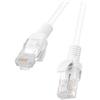 Lanberg Cavo di rete Lanberg PCU5-10CC-0300-W 3m Cat5e U/UTP (UTP) Bianco [PCU5-10CC-0300-W]
