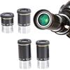 Helilyco Telescopio astronomico largo 66 gradi 3,2 cm in metallo multistrato osservazione delle stelle e paesaggio (9 mm) 6 mm