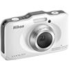 Nikon Coolpix S31 Fotocamera Digitale, 10 Megapixel, Display 2.7 Pollici, Bianco [Versione EU]