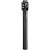 Tidgel Treppiede portatile per selfie RC da 1,75 m con schermo, doppio telecomando, in fibra di carbonio portatile per smartphone DSLR Vlogging Travel(nero)