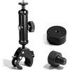 Waufoae Starlink Mini Kit di Montaggio Regolabile, Mini Adattatore per Treppiede Starlink in Alluminio con filettatura da 1/4-20, Regolabile per Camper, Yacht, Campeggio, Portapacchi, Balcone