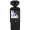 Domary Action Camera Girevole 1080P Obiettivo Girevole a 360 Gradi Action Camera Portatile con Schermo da 1,54 Pollici Stabilizzazione Giroscopio a 6 Assi IP65 per Viaggi Ciclismo Moto