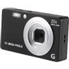 Angoily Videocamera Digitale HD 56mp Zoom 20x, Schermo Lcd 2,7 Pollici, Anti-shake Elettronico e Funzionamento Semplice per Registrare Video di Viaggio e Feste
