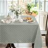 Home Direct Tovaglia Cerata in PVC, Lavabile, Copritavolo, Piccolo Pois, Verde Salvia, 100 cm X 140 cm,