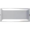 SHOT BOTLIGHTING LAGOS Applique da Parete, Alluminio Verniciato, IP54 Interno ed Esterno, Design Italiano, Attacco E27 (GRIGIO MARINA)