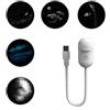 Mekalero Lampada da Notte con Proiezione Planetaria Rotante a 360 Gradi, Proiettore a Tema Spaziale, Illuminazione per Atmosfere di Stanza, Facile da Usare, Lampada Planetaria da Notte con USB a