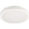 damastoreitalia Plafoniera Bianca a LED per interno ed esterno da Soffitto e Parete 29W 3940 Lumen IP65 CCT Switch Luce Calda Naturale Fredda Ø235mm 220V (Bianco)