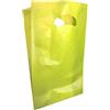 I COUNT CALCOLATRICI Shopper in plastica manico a fagolio con soffietto (25x35+10cm 100PEZZI GIALLO)