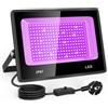 Eleganted 100W Black Light, UV Lamp, Black Light, IP67 Waterproof, for Halloween Decoration, Christmas Decoration, Hardened UV Resin, Neon Party