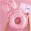 FIYSON Coperta lavorata a maglia, 500 g, lunghezza ca. 25 m filato roving per lavorare a mano, filato di lana morbida a maglia grossa, per animali domestici, rosa scuro
