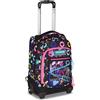 Mitama Zaino Trolley M-Power MusicLove, Spallacci a scomparsa, Bambini e Bambine, Tasca Porta Borraccia, Doppio uso, Maxi Capienza, nero