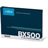 Crucial BX500 1TB CT1000BX500SSD1 SSD Interno,3D NAND, SATA, 2,5 Pollici 1000GB