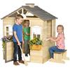 Outsunny Casetta Bimbi 3-7 Anni con 2 Finestre in Legno di Abete e PP