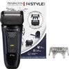 Remington F4 Style Rasoio Elettrico Cordless a Lamine Wet&Dry Rifinitore Pop-up