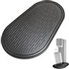 VINATO Tappetino in Silicone per SodaStream Duo/E-Duo, Tappetino Antiscivolo Assorbente per Gasatore d'Acqua, Accessorio da Cucina, Nero