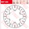 TRW Disco freno, posteriore MST266, FISSO