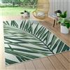 Paco Home Tappeto Per Esterno Balcone Terrazza Tappeto Cucina Tappeto Giardino Moderno, Dimensione:80x250 cm, Colore:Verde 5