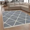 Paco Home Tappeto Salotto Moderno Soggiorno Lavabile In Lavatrice Motivo Scandinavo Motivo Boho, Colore:Grigio 4, Dimensione:160x220 cm