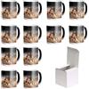 AL PRODUCTION Set Tazze per Sublimazione in Ceramica Bianca 330ml - Tazza Mug di Categoria AAA inclusa di Scatola per Gadget e Personalizzazioni - Made in Italy (Magica, 12 Unità)