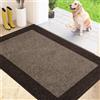 FCSDETAIL Zerbino Interno 80 x 120 cm, Tappetino Antiscivolo e Lavabile in Lavatrice, Tappetino d'Ingresso Assorbenti per Cane, Ingresso, Porta, Corridoio