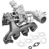 VEVOR Turbocompressore Compatibile con Kit Guarnizioni, Turbocompressore di Ricambio per Motore Auto con Chevy Chevrolet Cruze 2011-2019 1,4 T 781504-5001S 781504-0005 55565353 781504-0001 860156