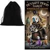 US GAMES DEVIANT MOON Mazzo Tarot Borderless US GAMES Con Sacchetto In Velluto Nuovo