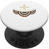 Padre Regalo Cristianesimo Bibbia Chiesa Gesù Tshirt Uomo Padre Cristianesimo Cristo Croce Croce PopSockets PopGrip Adesivo