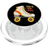 THE BEST ROLLER SKATE PRESENTS This is how I Roll Roller Skating Skater Retro Vintage PopSockets PopGrip per MagSafe
