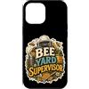 Jimbeels Custodia per iPhone 12 Pro Max Bee Yard Supervisor umorismo apicoltore