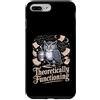Physics Owl Coffee Nerd Science Humor Custodia per iPhone 7 Plus/8 Plus Teoricamente funzionante Gufo Fisica Caffè Umorismo