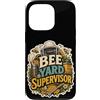 Jimbeels Custodia per iPhone 13 Pro Bee Yard Supervisor umorismo apicoltore