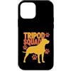Cani da soma canini resistenti Custodia per iPhone 12 mini Tripod Squad Dog Three Legs Resilience Support -