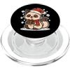 cat winter scarf box snow wintertime yul Simpatico gatto invernale con sciarpa e scatola PopSockets PopGrip per MagSafe
