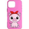 Wistful Custodia per iPhone 16 Pro Max Carino Piggy Rosa Maiale