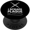Plaque Buster Floss Queen Dental Clinic Igienista dentale RDH Dente Pulitore Divertente Igiene dentale PopSockets PopGrip Adesivo
