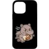 hippo rugby strong mascot run cartoon ru Custodia per iPhone 13 Pro Max Forte ippopotamo rugby corridore cartone animato
