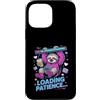 Cute Sloth Gamer Loading Gaming Custodia per iPhone 13 Pro Max Bradipo Gamer Con Caffè Caricamento Pazienza